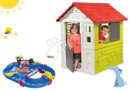 Spielhäuser mit Wasserrutsche - Set Spielhaus Nature Smoby - 18