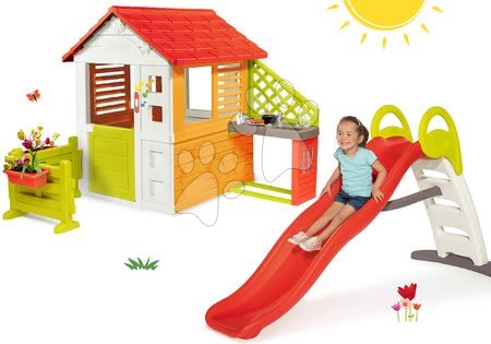 Case per bambini con scivolo - Casetta Sunny Smoby Sunny Smoby - 33