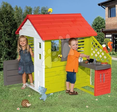 Hračky pre deti od 2 do 3 rokov - Domček s kuchynkou Nature Smoby