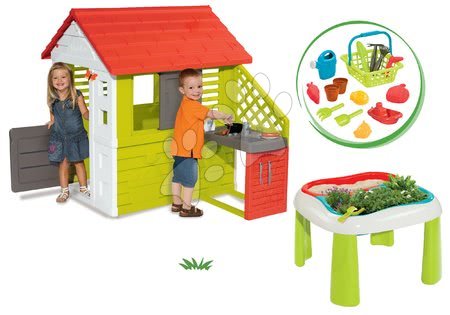 Case per bambini con sabbiera - Set casa Pretty Nature Smoby - 20