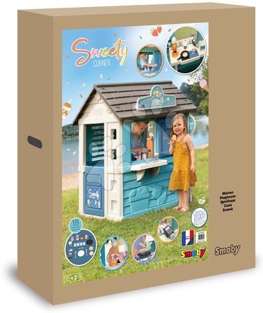 Domečky pro děti - Domeček s obchodem Sweety Corner Playhouse Smoby - 13