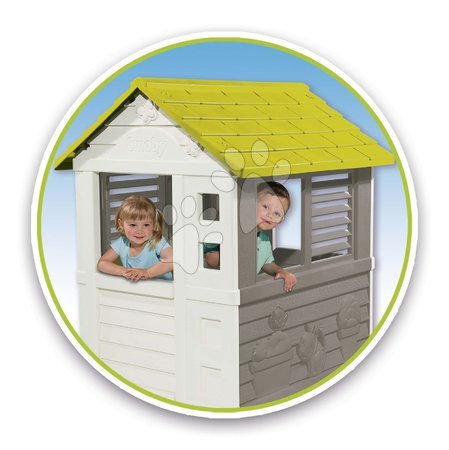 Domečky pro děti - Domeček Jolie New Grey Playhouse Smoby - 3