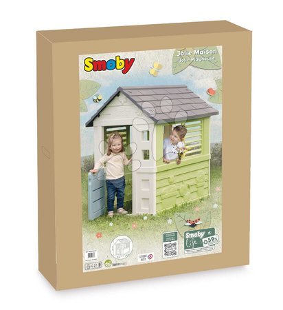 Kleine Spielhäuser für Kinder - Spielhaus mit halben Türen Jolie Playhouse Life Smoby - 4