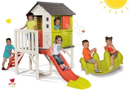 Case per bambini con altalena - Set Casetta Palafitta Pilings House Smoby - 24