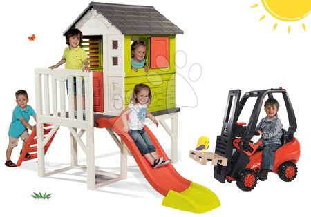 Case set - Set Casetta Palafitta Pilings House Smoby con scivolo 150 cm  - 12