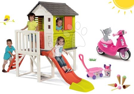 Case set - Set Casetta Palafitta Pilings House Smoby con scivolo 150 cm  - 34