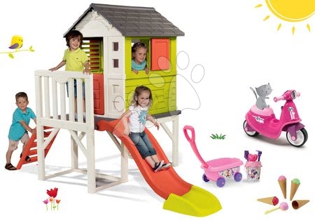 Case set - Set Casetta Palafitta Pilings House Smoby con scivolo 150 cm  - 33