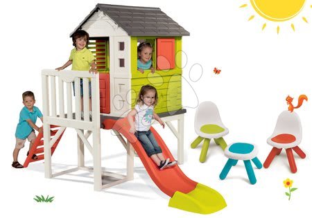 Case per bambini con scivolo - Set Casetta palafitta Pilings House Smoby con scivolo 1,5 m - 38