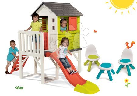 Case per bambini con scivolo - Set Casetta palafitta Pilings House Smoby con scivolo 1,5 m - 37