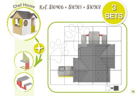 Kleine Spielhäuser für Kinder - Set Spielhaus ökologisch mit Grasboden Neo Jura Lodge Playhouse Grün Smoby - 36