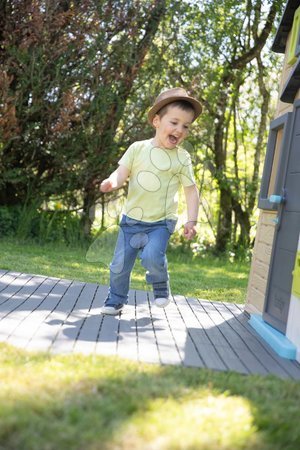 Playhouses - Domček Priateľov v natur farbách Friends House Evo Playhouse Smoby_1