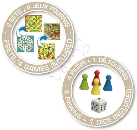 Accessoires pour la cabane - Jeux de plateau Smoby Games Drawer Set pour table de pique-nique - 5