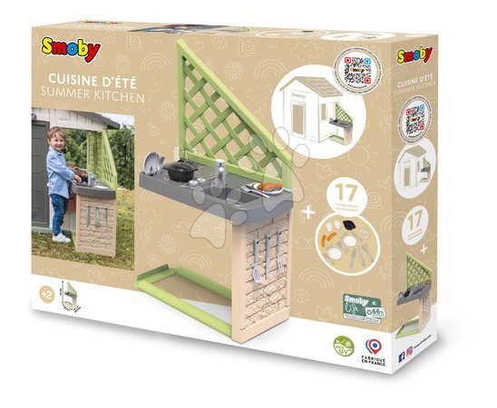 Accessoires pour la cabane - Cuisine d'été avec 17 accessoires Summer Kitchen Life pour les maisons Smoby - 6