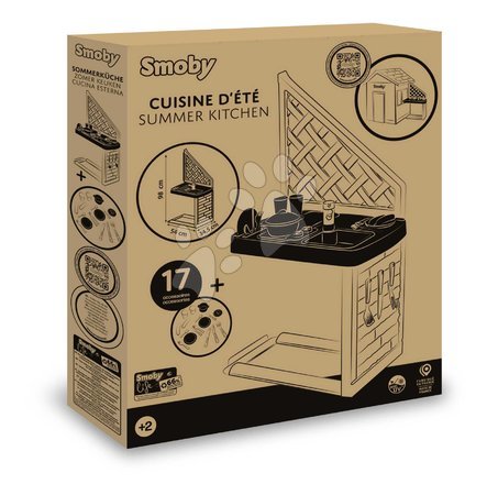 Accessoires pour la cabane - Cuisine d'été avec 17 accessoires Summer Kitchen Life pour les maisons Smoby - 6