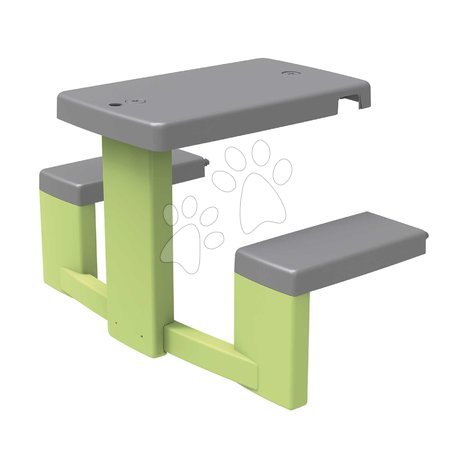 Accessoires pour la cabane - Table de pique-nique avec deux bancs pour les maisons Life Smoby