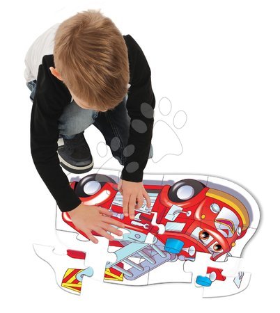 Baby puzzles - Puzzle floor fire truck Dohány - 2