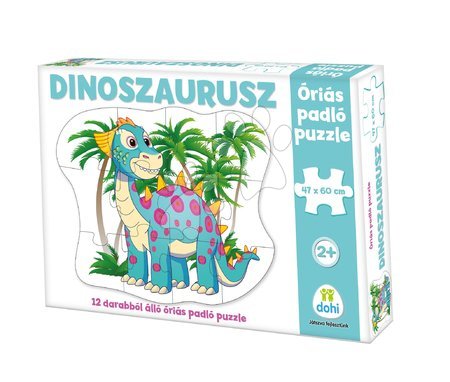 Hračky pre najmenších - Puzzle podlahové dinosaurus Dohány