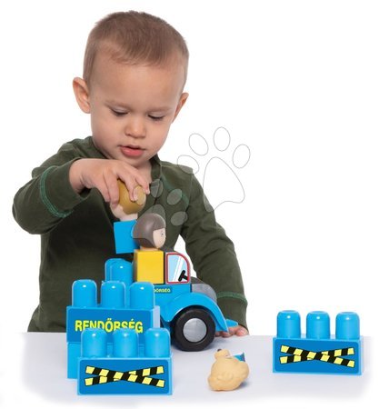 Giochi di costruzioni per i più piccoli - Gioco di costruzione auto della polizia Dohány - 3