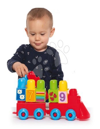 Jeux de construction pour les tout-petits - Construction de train avec un tracteur et des animaux Superpack 3 en 1 Dohány - 7