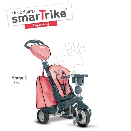 Triciklik 10 hónapos kortól - Tricikli Explorer Pink 5in1 smarTrike - 3