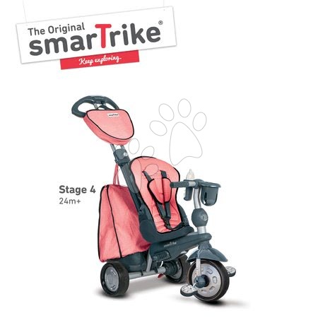 Triciklik 10 hónapos kortól - Tricikli Explorer Pink 5in1 smarTrike - 5