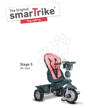 Triciklik 10 hónapos kortól - Tricikli Explorer Pink 5in1 smarTrike - 6