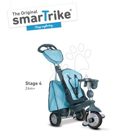 Tříkolky od 10 měsíců - Tříkolka Explorer Blue Blue 5v1 smarTrike - 5