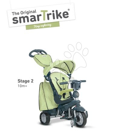 Triciclete de la 10 luni - Tricicletă Explorer Green 5in1 smarTrike - 2