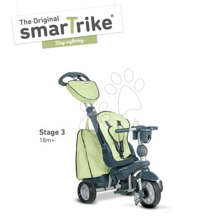 Triciclete de la 10 luni - Tricicletă Explorer Green 5in1 smarTrike - 3