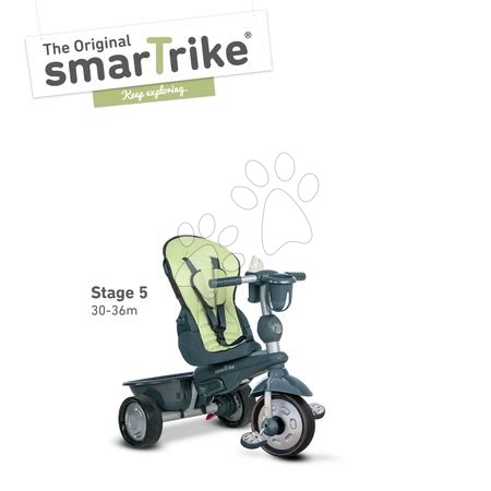 Tříkolky od 10 měsíců - Tříkolka Explorer Green 5v1 smarTrike - 7