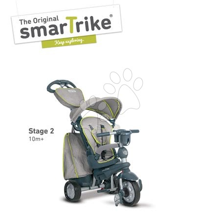 Trojkolky od 10 mesiacov - Trojkolka Explorer Grey 5v1 smarTrike - 2