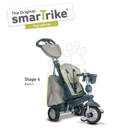 Trojkolky od 10 mesiacov - Trojkolka Explorer Grey 5v1 smarTrike - 7