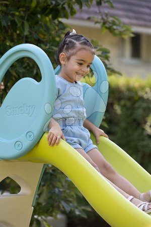 Toboggans pour enfants  - Toboggan Super Megagliss 2v1 Glisser Vert Smoby - 6