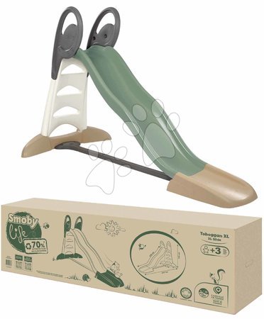 Toboggans pour enfants  - Glissière écologique avec jet d'eau Toboggan XL Slide Green Smoby - 16