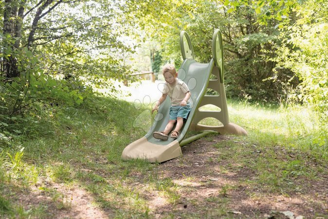 Rutschen für Kinder - Rutsche mit doppelter Welle und Wasserfontäne 230 cm Toboggan XL Slide Life Smoby - 5