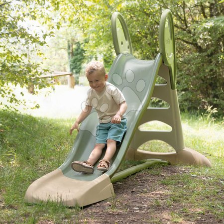 Tobogani za otroke - Tobogan z dvojnim valom in vodometom 230 cm Toboggan XL Slide Life Smoby - 4