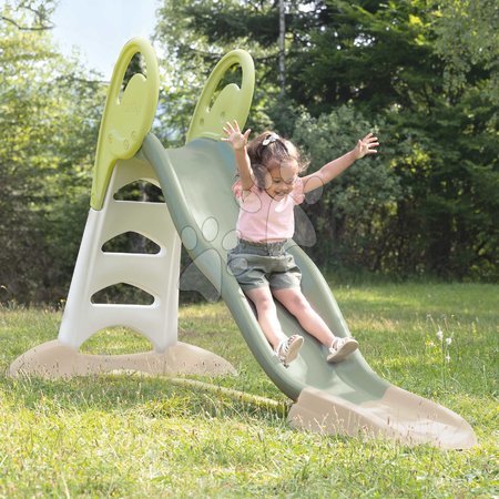 Tobogani za otroke - Tobogan z dvojnim valom in vodometom 230 cm Toboggan XL Slide Life Smoby - 2