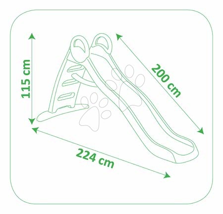 Zjeżdżalnie w zestawie - Zjeżdżalnia Toboggan Funny Smoby - 27