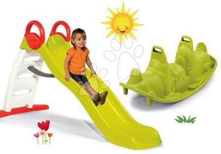 Scivoli con altalena - Set scivolo Toboggan Funny Smoby - 32