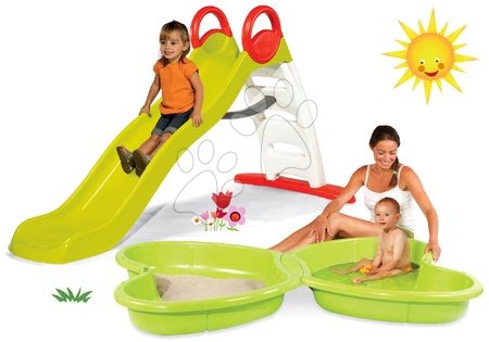 Scivoli con sabbiera - Set scivolo Toboggan Funny lunghezza 200 cm Smoby - 32