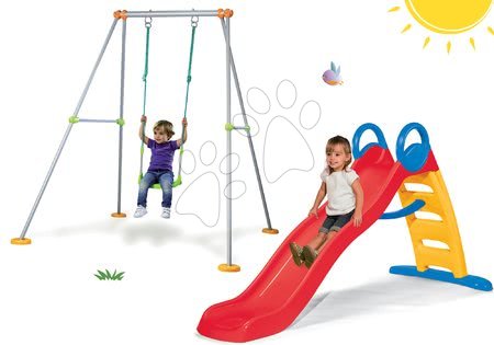 Scivoli con altalena - Set scivolo Funny Toboggan Smoby 200 cm - 13