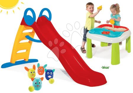 Scivoli con sabbiera - Set scivolo Funny Toboggan Smoby 200 cm - 23