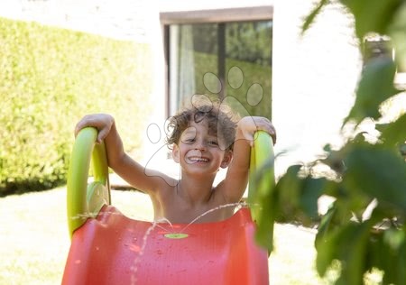 Toboggans pour enfants  - Toboggan amusant Smoby avec fontaine d'eau - 12