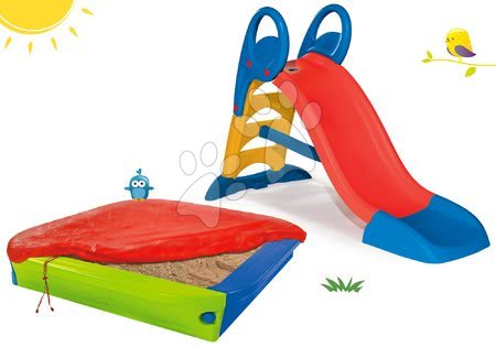 Skluzavky s pískovištěm - Set skluzavka Toboggan KS s vodou Smoby 150 cm - 14