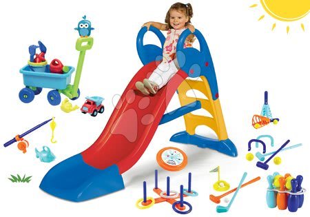 Skluzavky sety - Set skluzavka Toboggan s vodou KS Smoby 1,5 m - 17