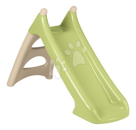 Toboggans pour enfants  - Toboggan avec jeu d'eau 90 cm XS Slide Green Life Smoby