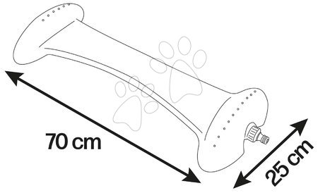 Toboggans et accessoires - Toboggan écologique avec fontaine et siège pour jeu d'eau Toboggan XL Slide Green Smoby - 55