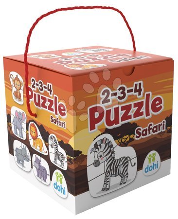 Spielzeuge für die kleinsten Kinder - Puzzle Safari Dohány