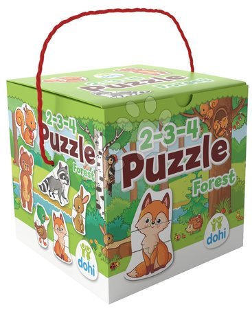 Spielzeuge für die kleinsten Kinder - Puzzle Waldtiere Forest Dohány