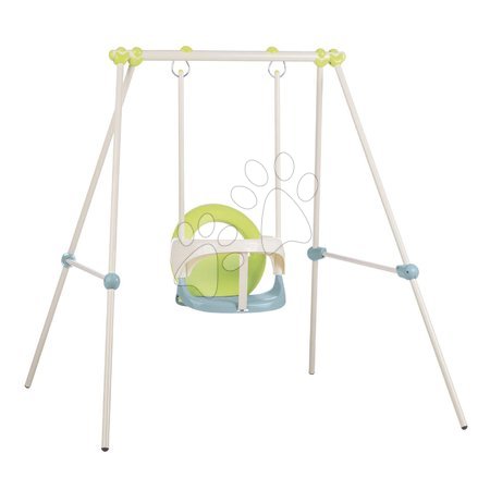 Juguetes y juegos para el jardín | Página 3 - Columpio con estructura metálica 120 cm Metal Baby Swing Life Smoby